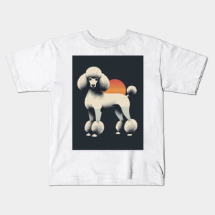 Poodle Dog 3 - Japanese Old Vintage Kids T-Shirt